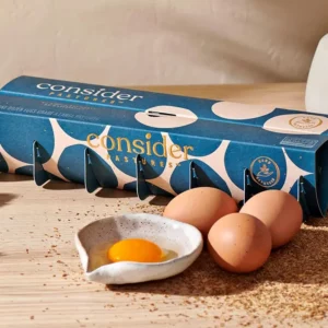 Boîte de 15 œufs de poule