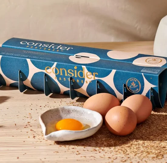 Boîte de 15 œufs de poule